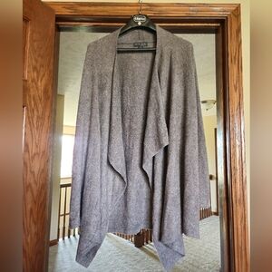 Sz. L/XL Barefoot Dreams CozyChic Lite Ombre Open Cardigan/Wrap